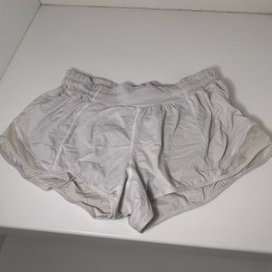 Lululemon white hotty-hot low rise